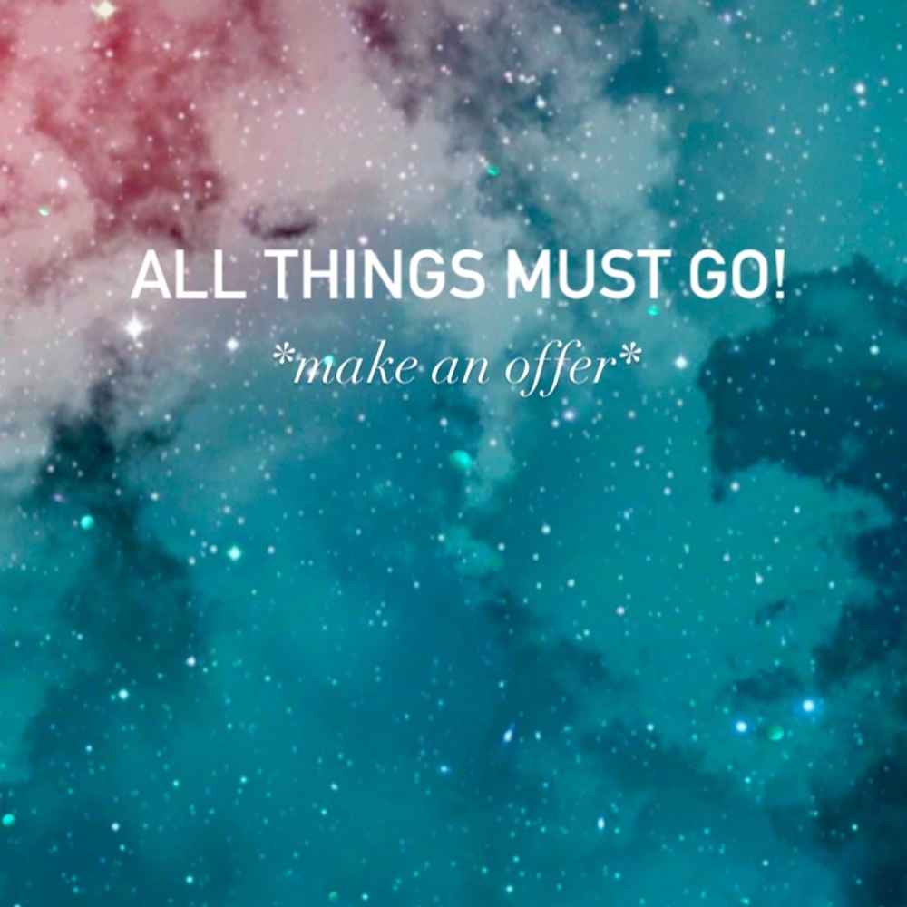 All things must go! Please make an offer on your favorite items!